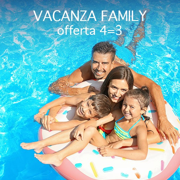 Vacanza in famiglia: 4=3…. 1 bimbo gratis